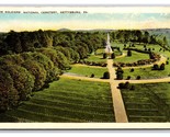 Soldier Nazionale Cimitero Gettysburg Pennsylvania Pa Unp Wb Cartolina N24 - $3.36