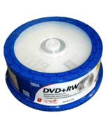 25 PACK OFFICE DEPOT DVD+RW 4X   4.7GB 120 MIN. BLANK MEDIA ORIGINAL CAS... - $19.88 CAD