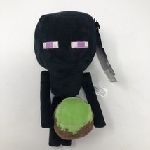 Minecraft Mojang Jinx Black Enderman Happy Explorer Plush Doll 9&quot; Stuffed Toy - £7.46 GBP