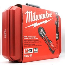 Milwaukee M12 Force Logic Press Tool 1/2&quot;-1&quot; Kit 2473-22 NEW - £1,202.62 GBP