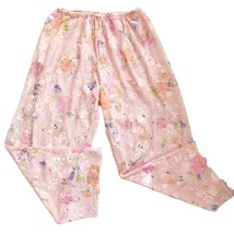 Victoria&#39;s Secret Pink Sheer Floral Mesh Swim Coverup Pants Medium - £36.72 GBP