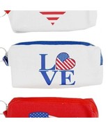 American Love Vegan Leather On The Go Bag Pouch Keychain - $12.87