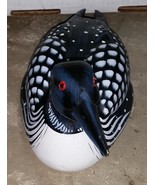 Minnesota Loon Common Loon Woodcarving 2003 Two Harbors MN Decoy - £139.88 GBP