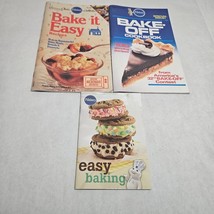 Pillsbury Baking Magazines/Booklet Lot of 3 Easy Baking Bake-Off Cookbook - $11.98