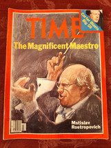 Time Magazine October 24 1977 Oct 10/24/77 Maestro Mstislav Rostropovitch - £7.62 GBP