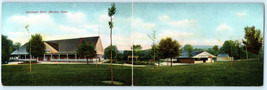 Meriden Connecticut CT City Hannover Park 1906 Fold Out Postcard - £13.93 GBP