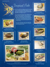 Tropical Fish: World of Stamps Series- Republique Du Zaire Stamp sheet - £8.11 GBP