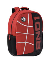 AND1 Basketball Backpack Paint Black/Red 50lbs Laptop Sleeve 4 Book Bag New - £13.44 GBP