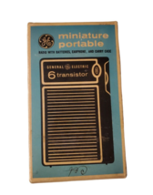 General Electric Miniature Portable 6-Transistor Radio with Instructions... - $17.41