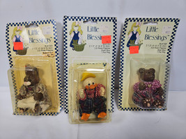 Little Blessings SUZI 3-D Resin Figurine Lot Rabbit Duck &amp; Bear UNUSED - £19.65 GBP