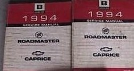 1994 Buick Roadmaster Chevy Caprice Service Repair Shop Manual 2 Volume Set Oem - £70.15 GBP