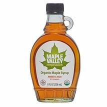 Maple Valley Cooperative Organic Maple Syrup 8 fl. oz. Amber &amp; Rich - £13.78 GBP