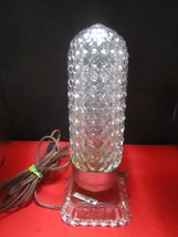 Vintage 1940s hobnail shade electric lamp 11&quot; - $54.45