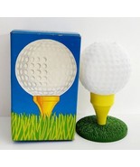 Avon Tee Off Spicy After Shave Bottle w/Box Golf Ball - $20.98