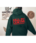 Call My Lawyer Hoodie, Aesthetic Hoodie, Tumblr Clothing, VSVO Hoodie, C... - $29.99