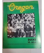Vintage 1980s Oregon Ducks vs UCLA Bruins Basketball Game Program 1988 UofO - £8.94 GBP