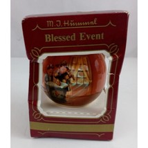 1983 Goebel MJ Hummel Blessed Event Glass Christmas Ornament Ball New - £7.74 GBP
