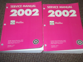 2002 Chevrolet CHEVY Malibu Service Shop Repair Workshop Manual Set FACTORY OEM - £112.48 GBP