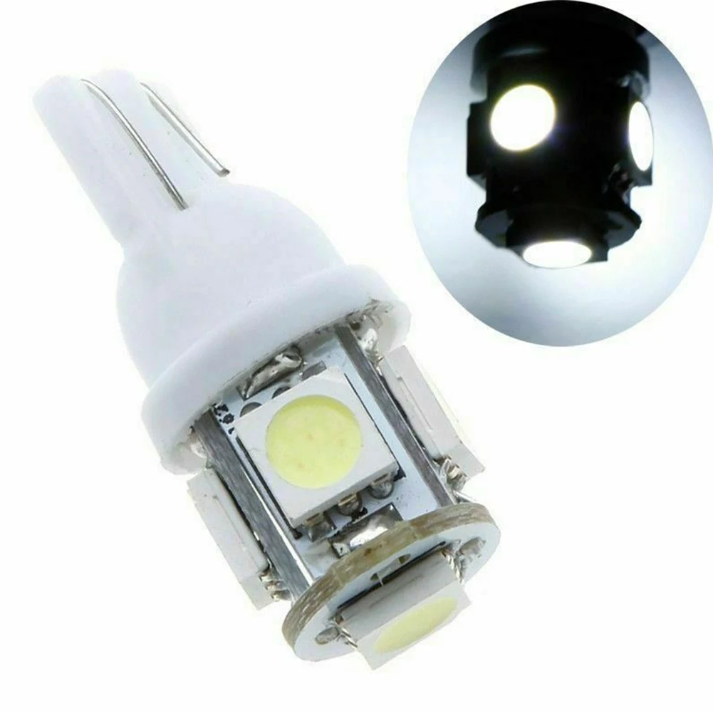 15Pcs Car T10 White LED 5050 5smd Wedge Light Bulb W5W 194 168 2825 158 192 12 - £11.27 GBP
