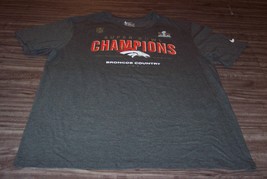 Denver Broncos Super Bowl 50 Nfl Champions Football T-Shirt Mens Xl Nike - £15.83 GBP