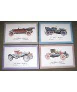 Vintage 4 Lithographed FRAMING PRINTS OF EARLY BUICK AUTOMOBILES Dealers... - $851.59 MXN