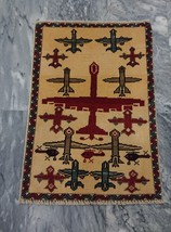 Unique Tribal Handmade Wool 2x3 Afghan War Rug - £123.96 GBP