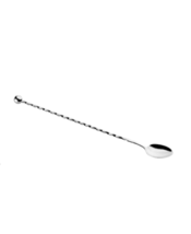 GREGGIO Silver Plated Stirring Twisted Manhattan Cocktail Spoon, 10&quot; NEW - £34.73 GBP