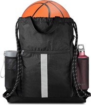 Backpack Sports Gym Bag With Shoe Compartment and Two Water Bottle Holder - £28.76 GBP