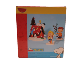 Department 56 2003 Peanuts A Very Snoopy Christmas Charlie Brown Sally 3 Pieces - £51.24 GBP