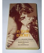 Barbra Streisand A Star Is Born Paperback Book Vintage 1976 Kris Kristof... - $169.87 MXN
