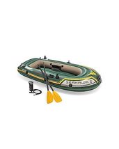 Intex Seahawk 2 Inflatable 2 Person Floating Boat Raft Set with Oars &amp; A... - £64.14 GBP