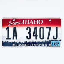 2016 United States Idaho Ada County Passenger License Plate 1A 3407J - $225.96 MXN