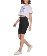 Calvin Klein Performance Womens Cropped Logo T-Shirt White Size Large DE... - $33.61 CAD