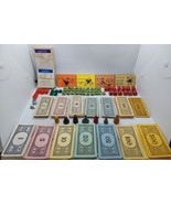 VTG Lot Monopoly Replacement Pieces Wooden Houses Hotels Pieces Chance C... - $753.77 MXN