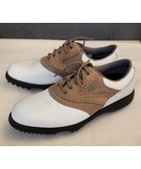 Footjoy SoftJoy Terrains 98308 White &amp; Tan Saddle Women&#39;s Golf Shoes Siz... - £18.65 GBP