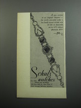 1952 Schulz Watch Ad - A new version of our original Hunter - £14.54 GBP