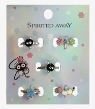 Studio Ghibli Spirited Away Soot Sprite Glitter Star Candy Ring Set Size 7-9 - $30.19