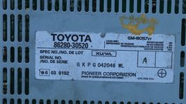 Toyota Lexus Pioneer Radio Stereo Amp Amplifier GM-8057zt, 86280-30520 image 2