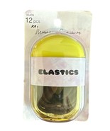 Scunci Morgan Simianer 12Pc Elastic Hair Ties &amp; Carry Case 35409 Black - $93.89 MXN