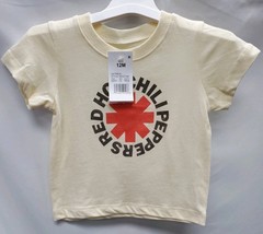 Toddler 12 Month Red Hot Chili Peppers Short Sleeve Graphic T-Shirt Oatmeal image 2