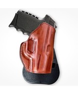 Fits Sccy SPX2 9mm 3.1”BBL Leather Paddle Holster With Open Top #1218# RH - €46,53 EUR