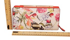 ALDO Floral Womens 8&quot; Long Wallet - Bi-Fold Clutch Zip Organizer - £6.73 GBP