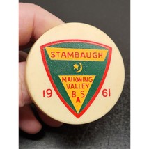 1961 Stambaugh Mahoning Valley BSA Neckerchief Slide - Vintage - £16.82 GBP