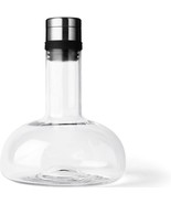 MENU Wine Breather Deluxe – Glass Wine Decanter with Aerator – Stainless... - $81.24 CAD