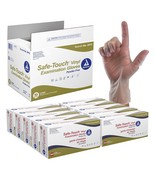 Dynarex Exam Glove Safe-Touch NonSterile Clear Vinyl Ambidextrous 1000/Case - $1,108.76 MXN