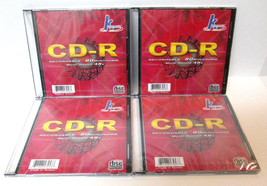 K Hypermedia CD-R Recordable 80 Min / 700 MB Multi Speed 48x Discs Lot of 4 - $14.00