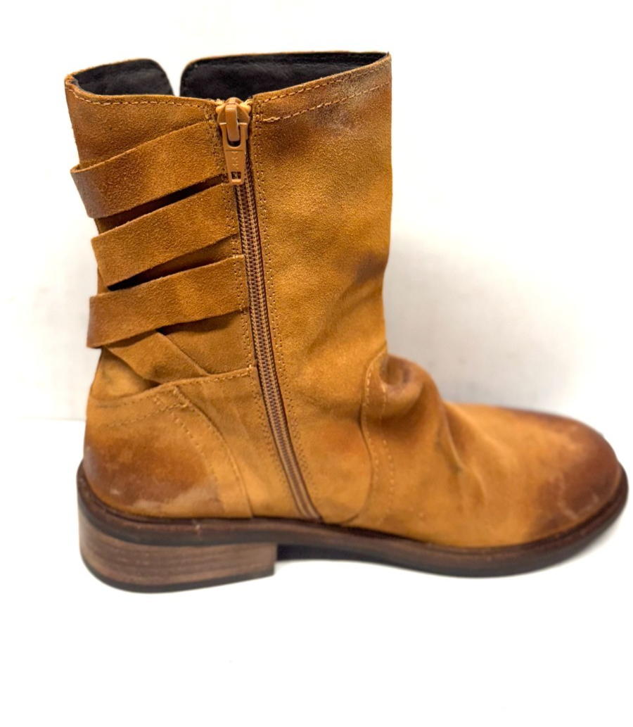 MIZ MOOZ SUIDE SIDE ZIP  BOOTS SADDLE   37EU / 7US  # Z-19 Item image 2