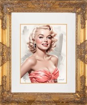 Marilyn Monroe Art, Hand Signed by the artist. 16x20 - $1,138.50