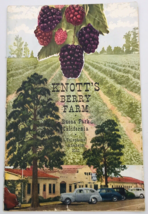 Vintage 1949 Knott&#39;s Berry Farm Menu Advertising Pamphlet Brochure Buena Park CA - £7.44 GBP