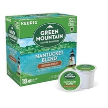 Green Mountain Nantucket Blend Coffee 18 to 144 Keurig K cups Pick Any Q... - $22.89+